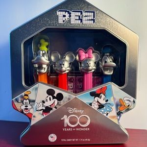 PEZ – DISNEY 100 YEARS OF WONDER GIFT TIN (MICKEY MOUSE & FRIENDS)